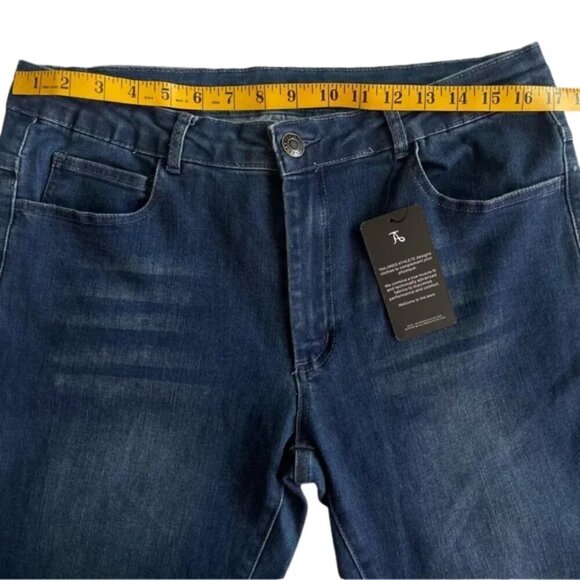 Taylored Athlete Blue Denim Men's Stretch Jeans Size 38X34 - Picture 7 of 10